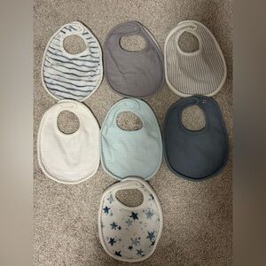 Muslin Baby Bib Set of 7